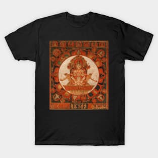 Mandala of Chandra, God of the Moon T-Shirt